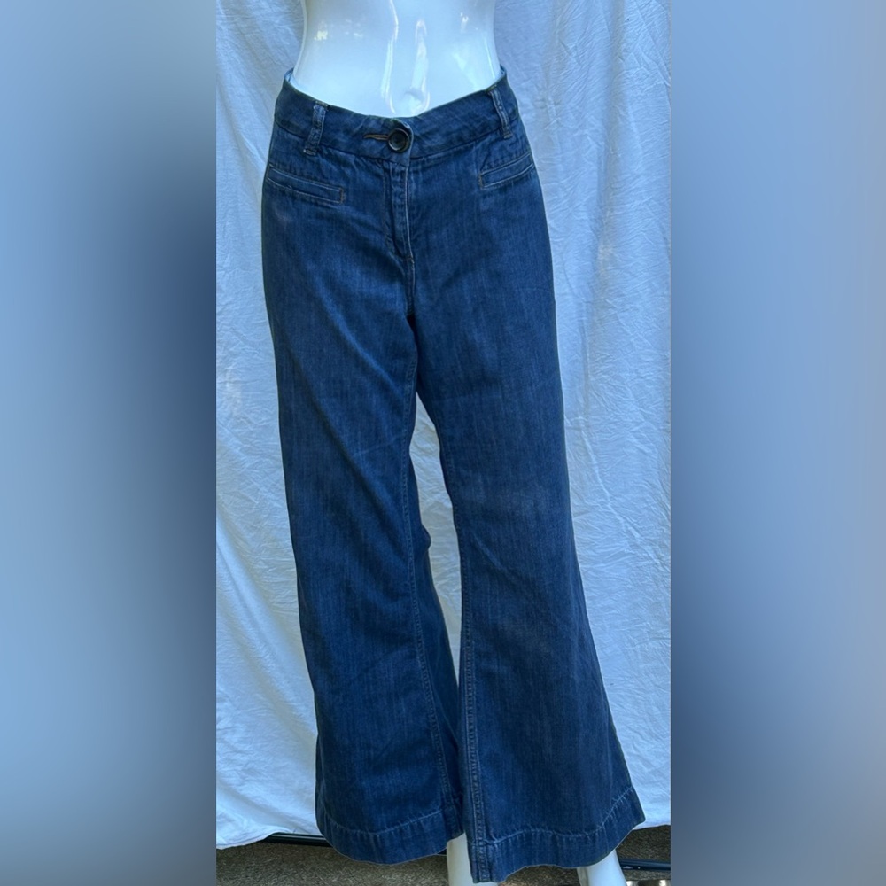 CAbi Dark Blue Flare Jeans size 12